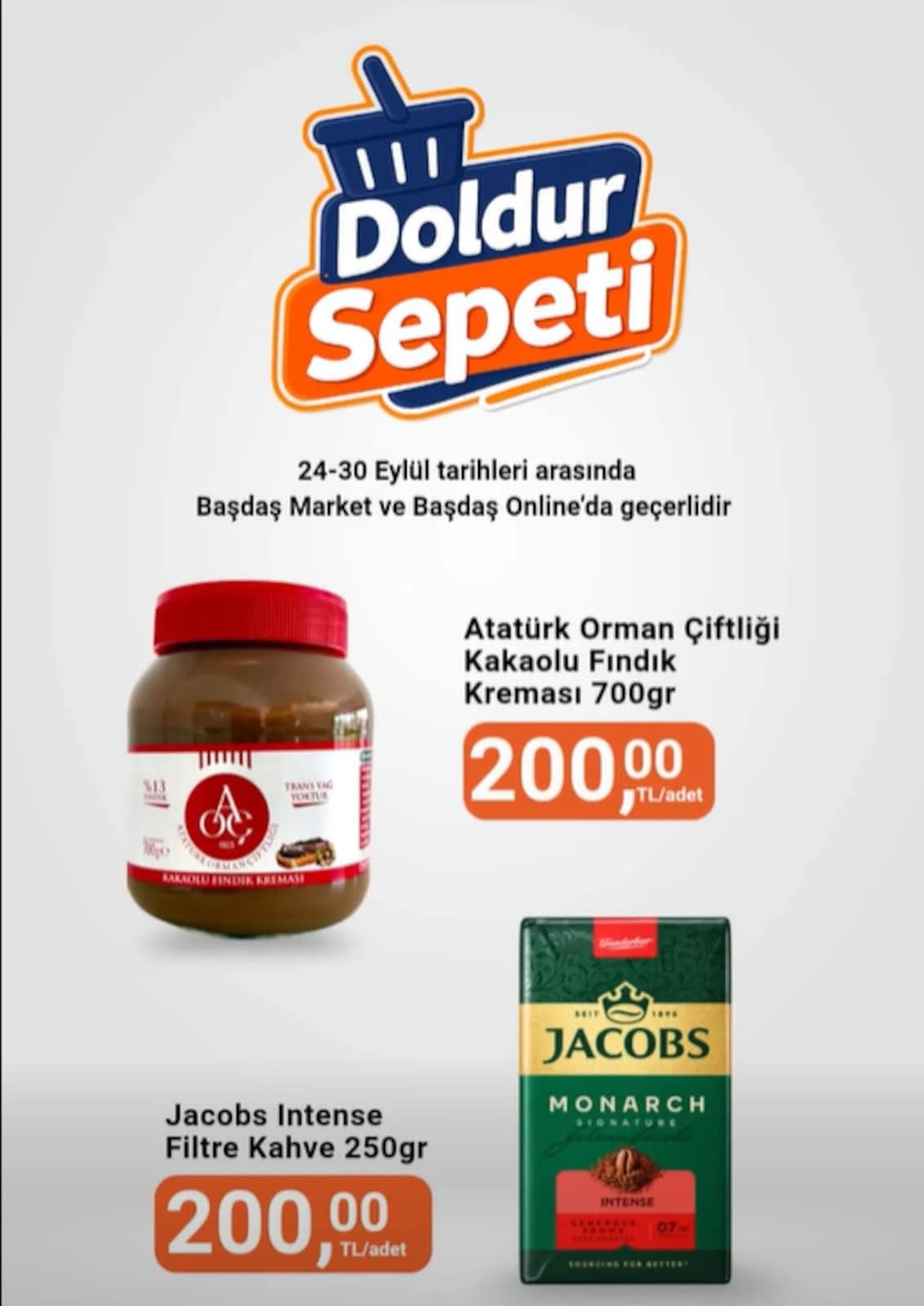 Başdaş Market - İndirim Broşürü 24 - 30 Eylül 2026 - Sayfa 1