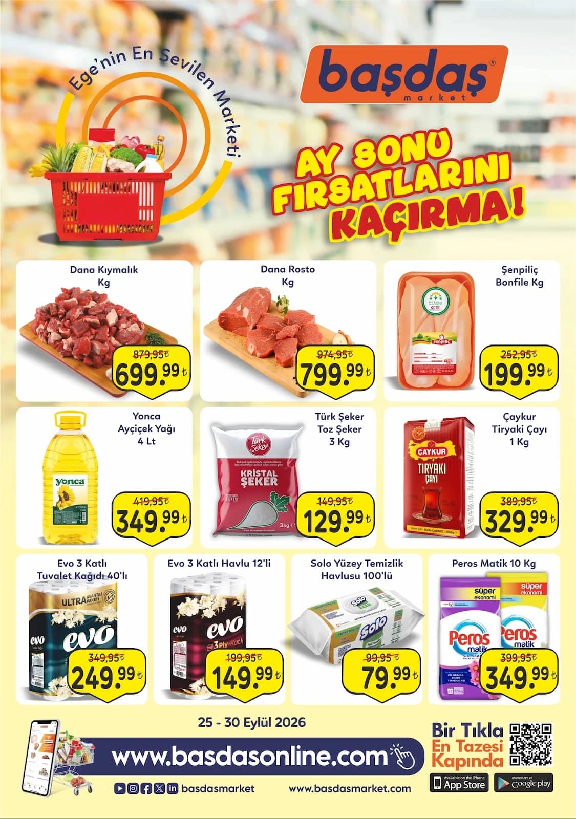 Başdaş Market - İndirim Broşürü 25 - 30 Eylül 2026 - Sayfa 1