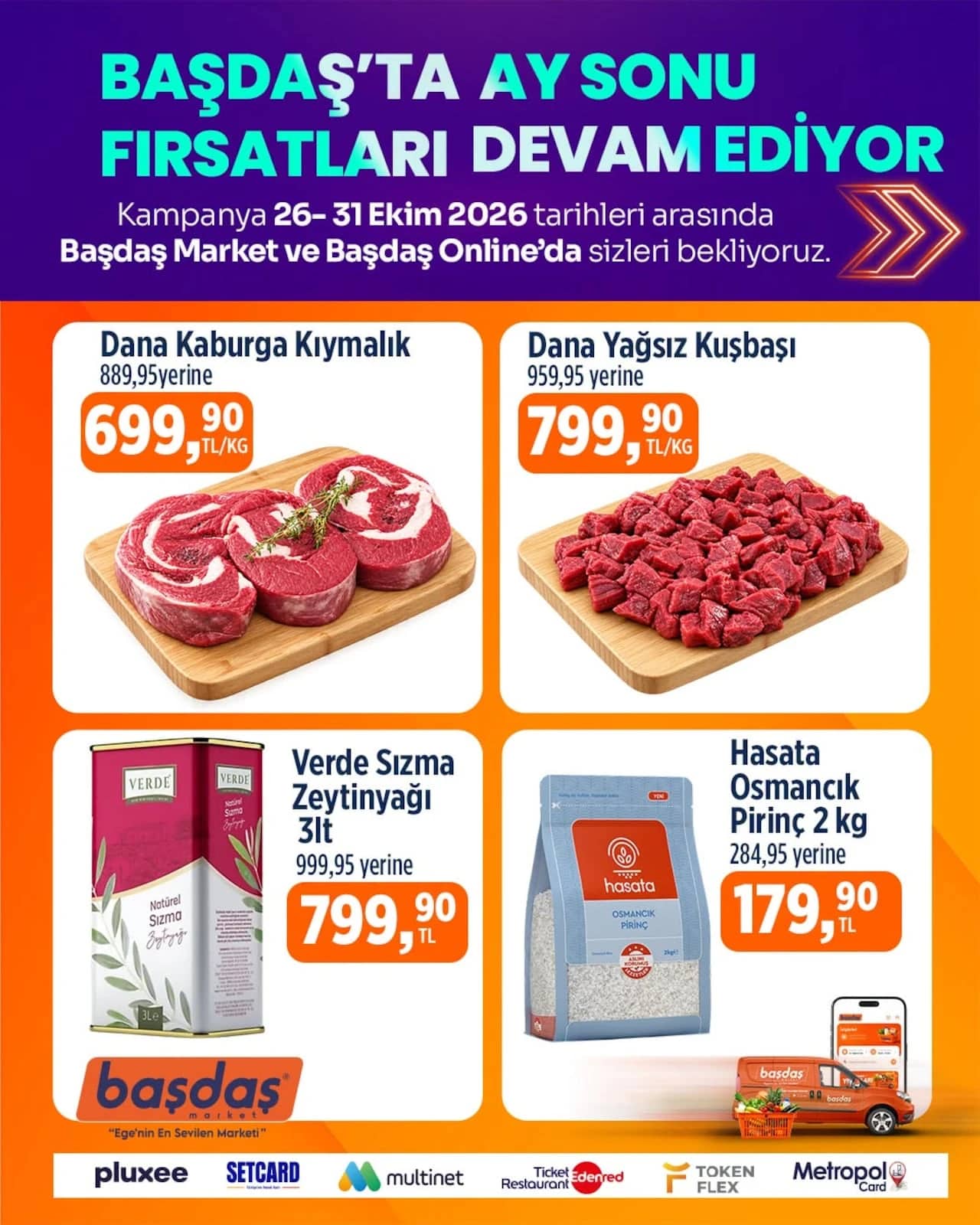 Başdaş Market - İndirim Broşürü 26 - 31 Ekim 2026 - Sayfa 1