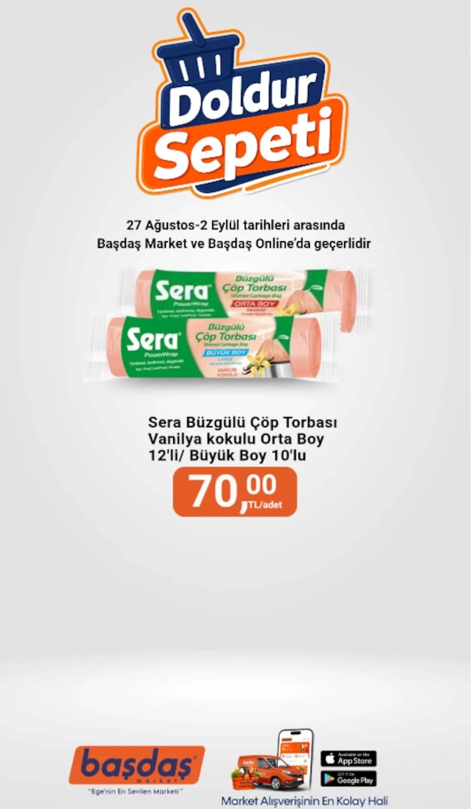 Başdaş Market - İndirim Broşürü 27 Ağustos - 02 Eylül 2026