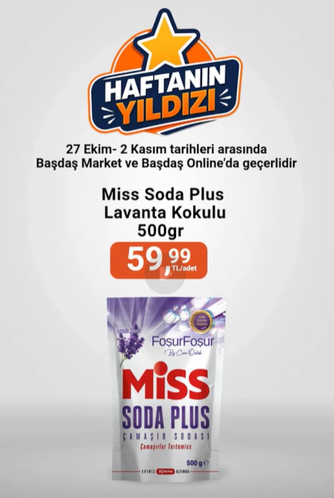 Başdaş Market - Haftanın Yıldızı 27 Ekim - 02 Kasım 2026 - Sayfa 1