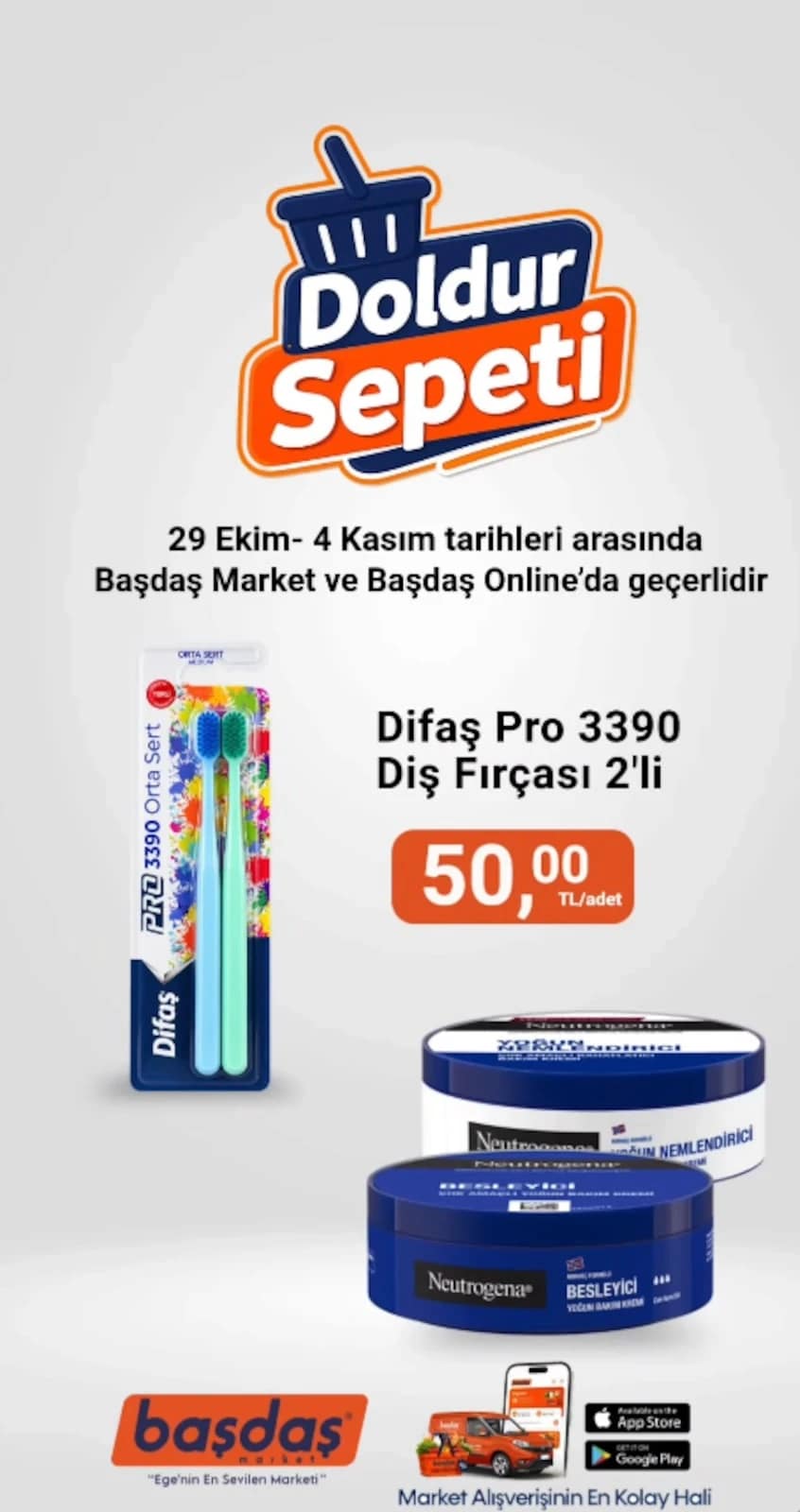 Başdaş Market - İndirim Broşürü 29 Ekim - 04 Kasım 2026 - Sayfa 1