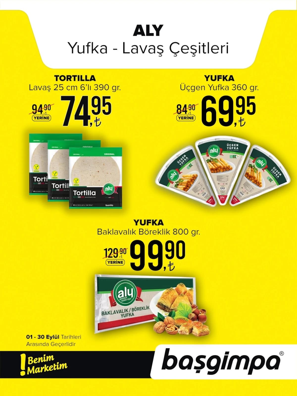 Başgimpa Market - İndirim Broşürü 01 - 30 Eylül 2026 - Sayfa 1