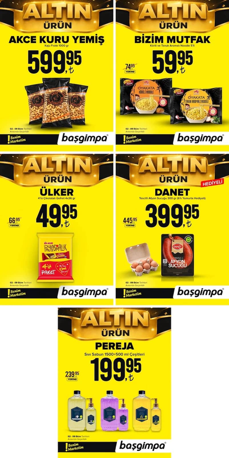 Başgimpa Market - İndirim Broşürü 02 - 09 Ekim 2026 - Sayfa 1