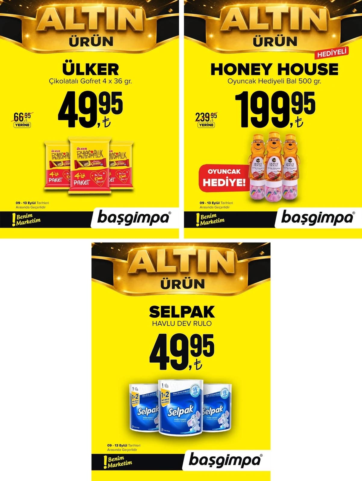 Başgimpa Market - İndirim Broşürü 09 - 13 Eylül 2026 - Sayfa 1
