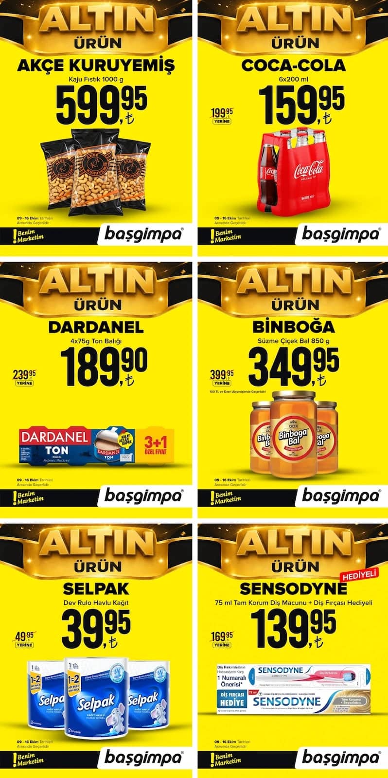 Başgimpa Market - İndirim Broşürü 09 - 16 Ekim 2026 - Sayfa 1