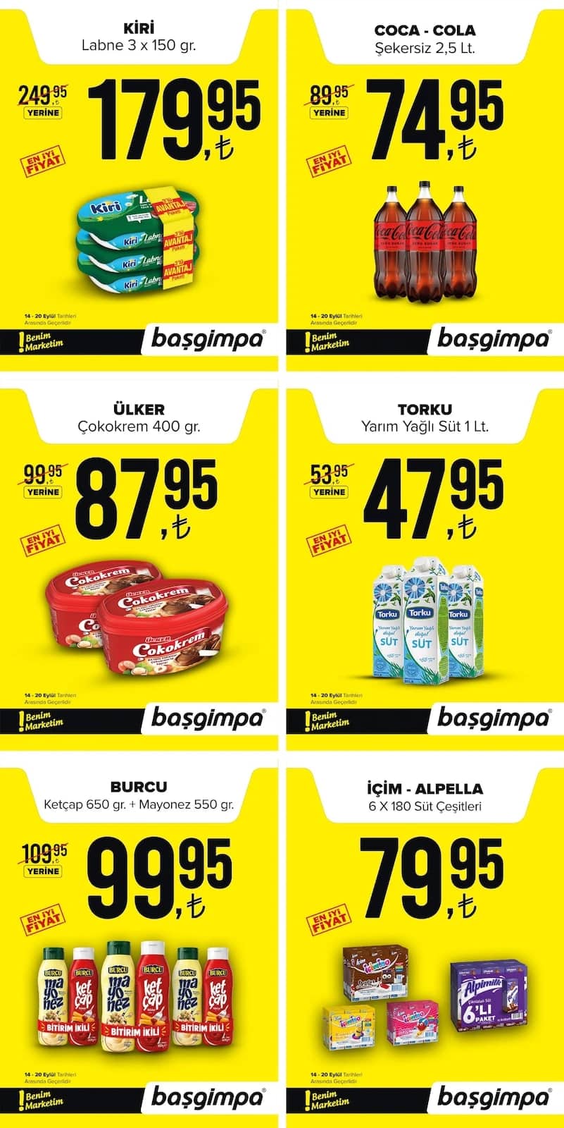Başgimpa Market - İndirim Broşürü 14 - 20 Eylül 2026 - Sayfa 1