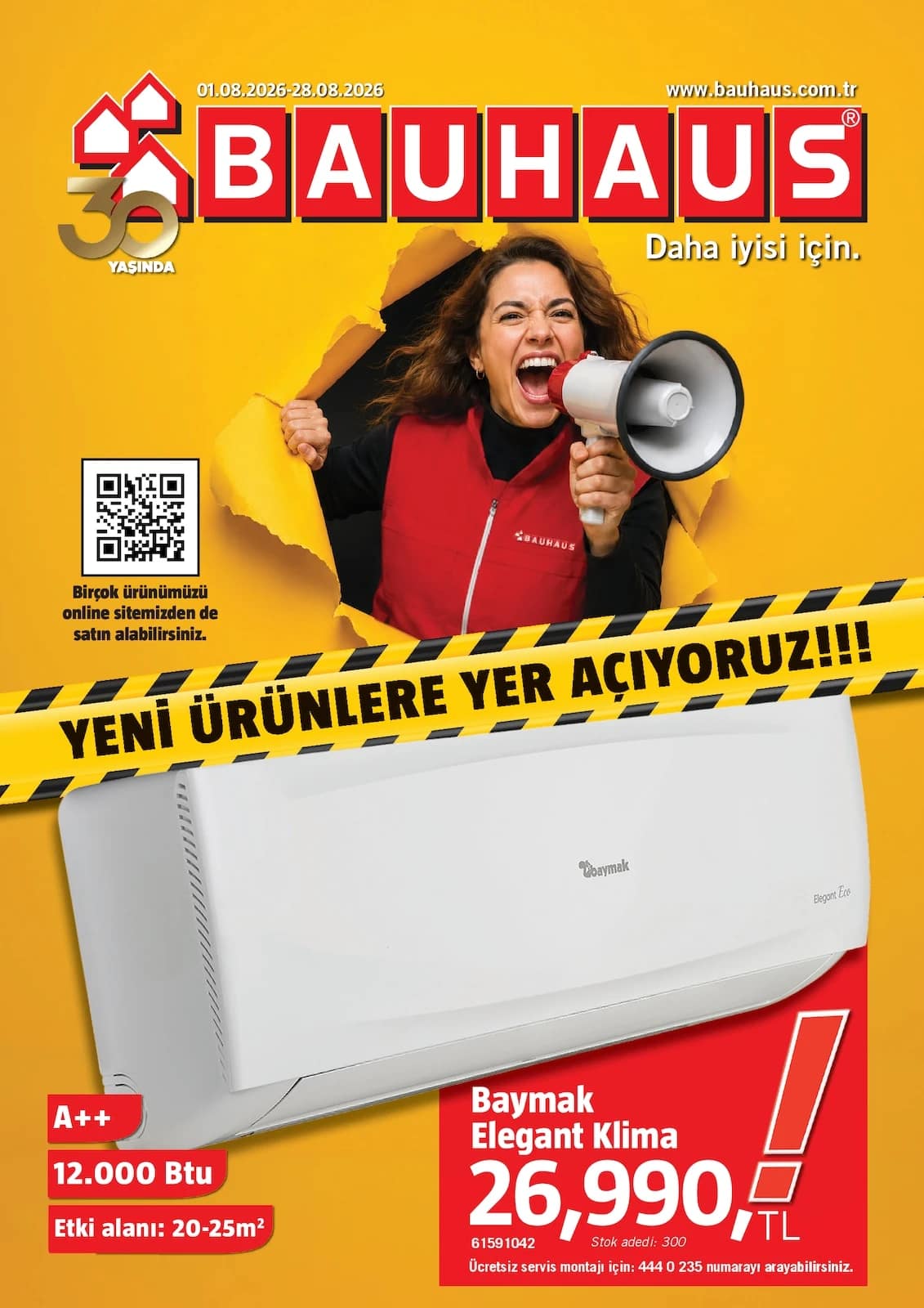 Bauhaus - İndirim Broşürü 01 - 28 Ağustos 2026 - Sayfa 1
