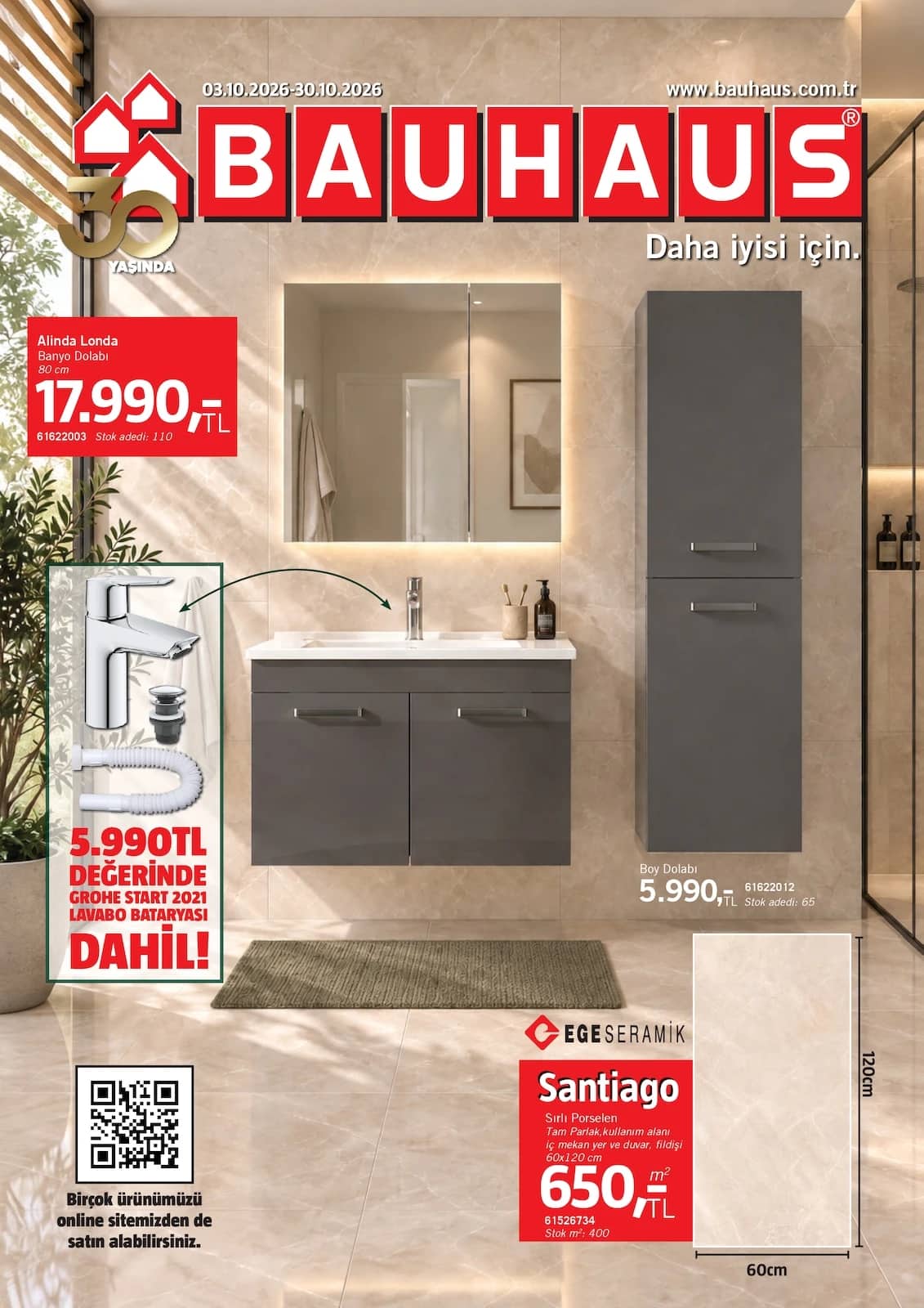 Bauhaus - İndirim Broşürü 03 - 30 Ekim 2026 - Sayfa 1