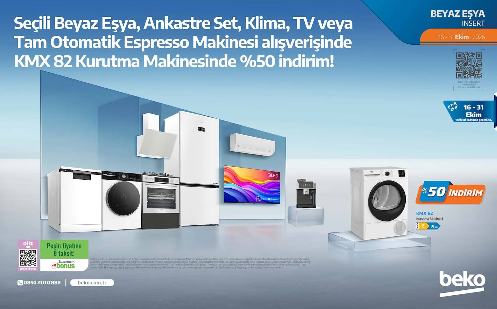 Beko - Beyaz Eşya Broşürü 16 - 31 Ekim 2026 - Sayfa 1