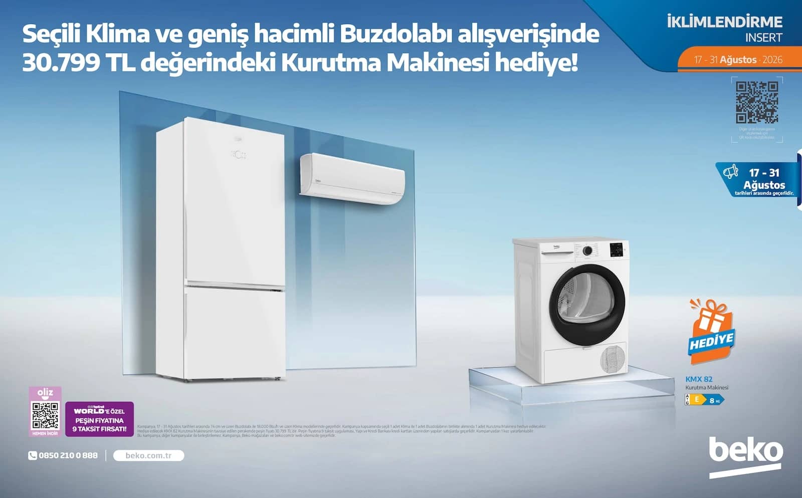 Beko - İklimlendirme Broşürü 17 - 31 Ağustos 2026 - Sayfa 1