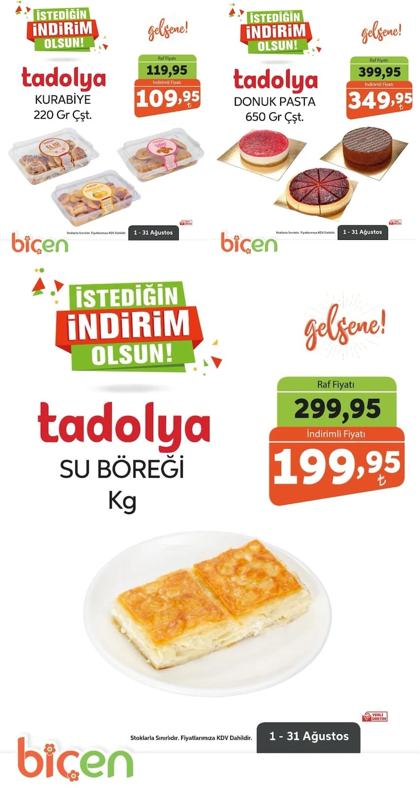 Biçen Market - İndirim Broşürü 01 - 31 Ağustos 2026 - Sayfa 1