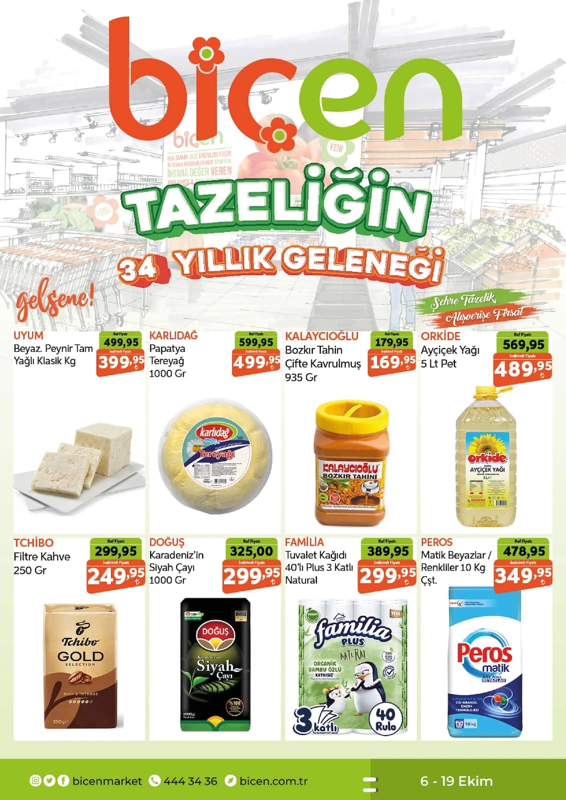 Biçen Market - İndirim Broşürü 06 - 19 Ekim 2026