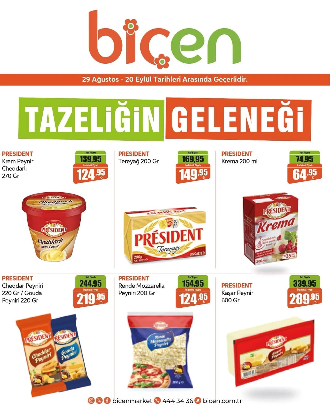 Biçen Market - İndirim Broşürü 29 Ağustos - 20 Eylül 2026 - Sayfa 1