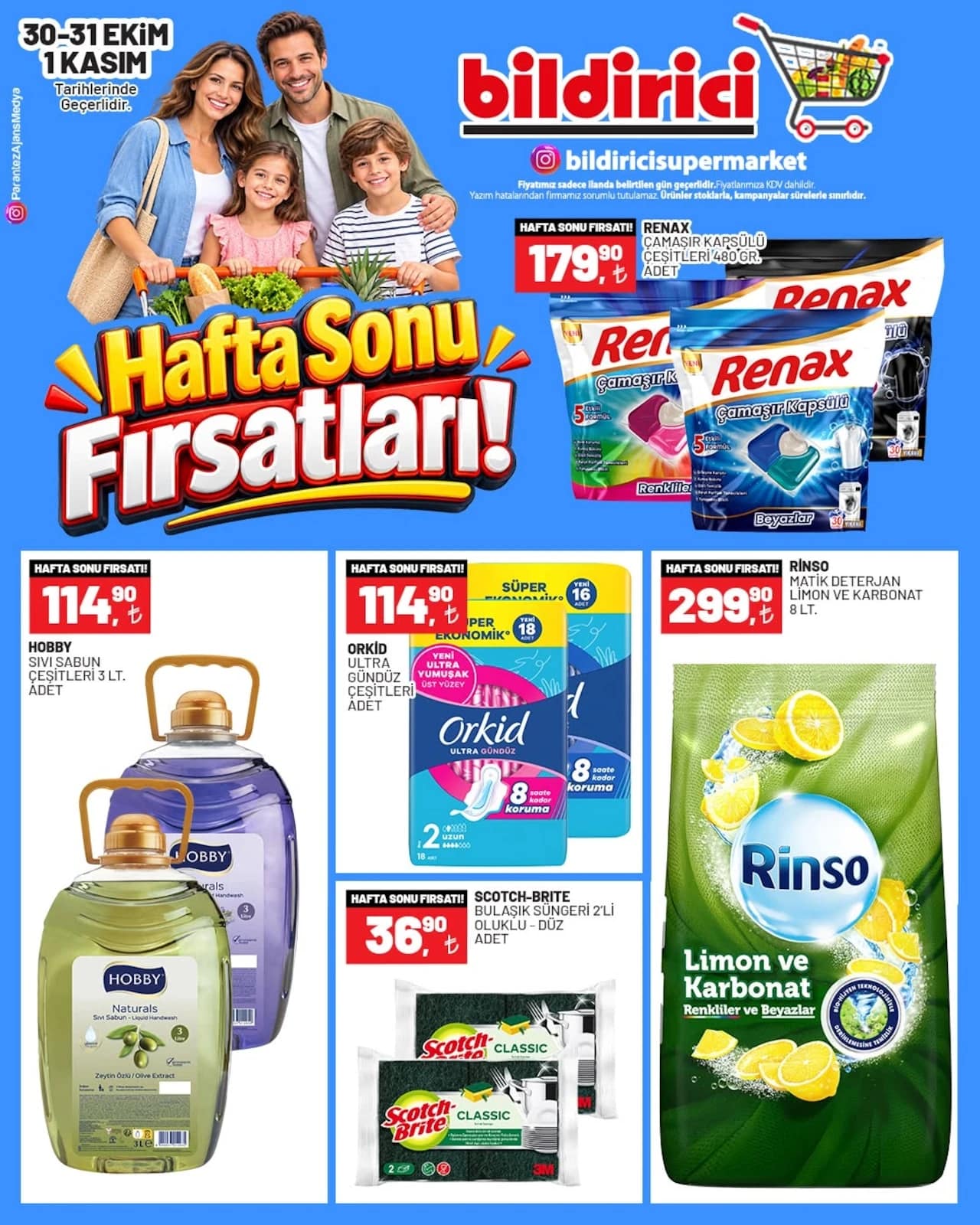Bildirici - İndirim Broşürü 30 Ekim - 01 Kasım 2026 - Sayfa 1