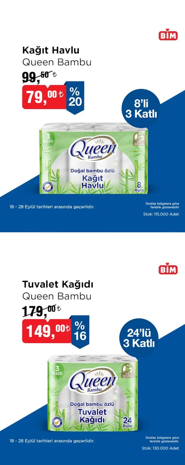 Bim - Facebook Paylaşımı 18 - 28 Eylül 2026 - Sayfa 1