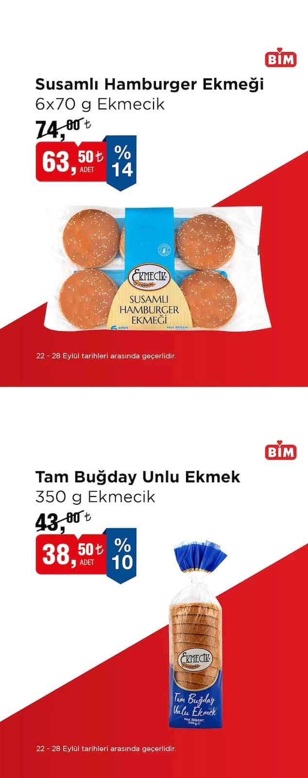Bim - Facebook Paylaşımı 22 - 28 Eylül 2026 - Sayfa 1