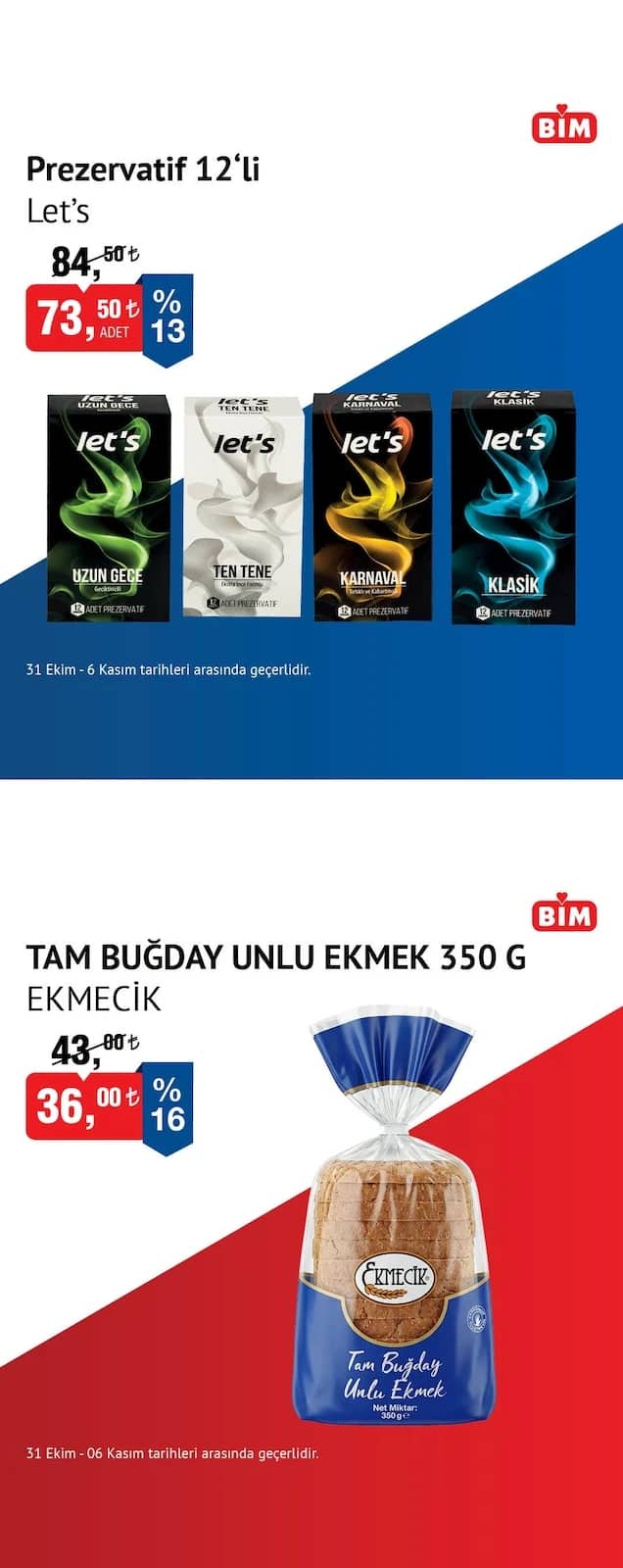 Bim - Facebook Paylaşımı 31 Ekim - 06 Kasım 2026 - Sayfa 1
