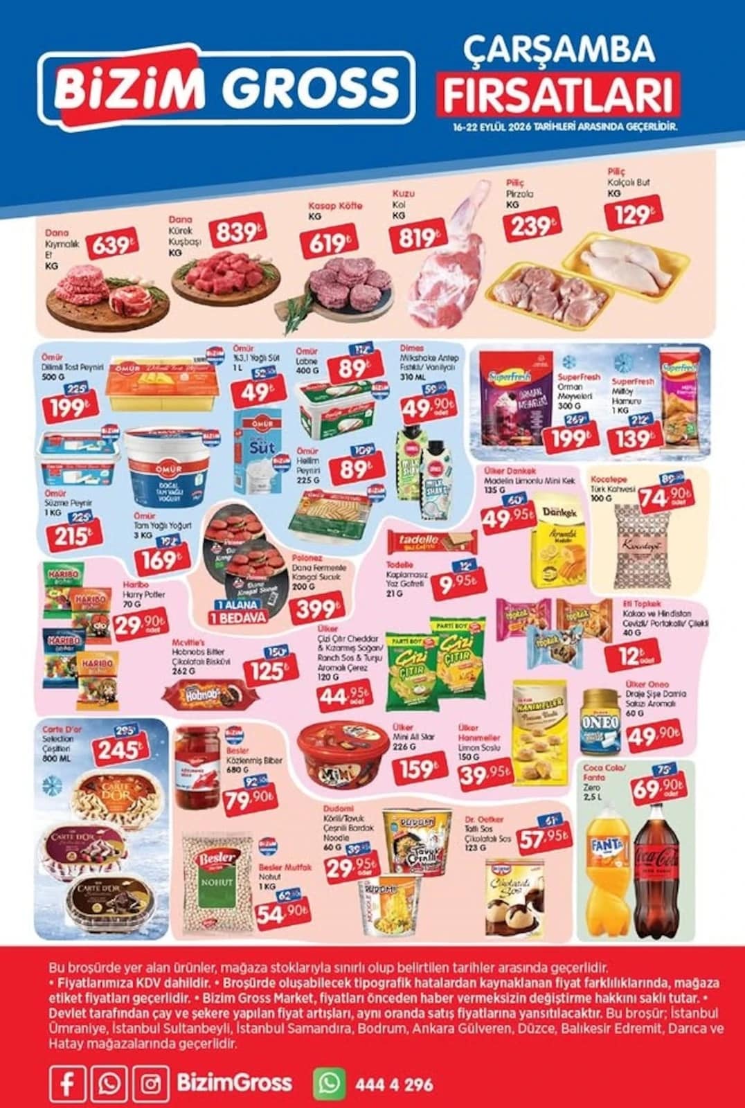 Bizim Gross - İndirim Broşürü 16 - 22 Eylül 2026 - Sayfa 1
