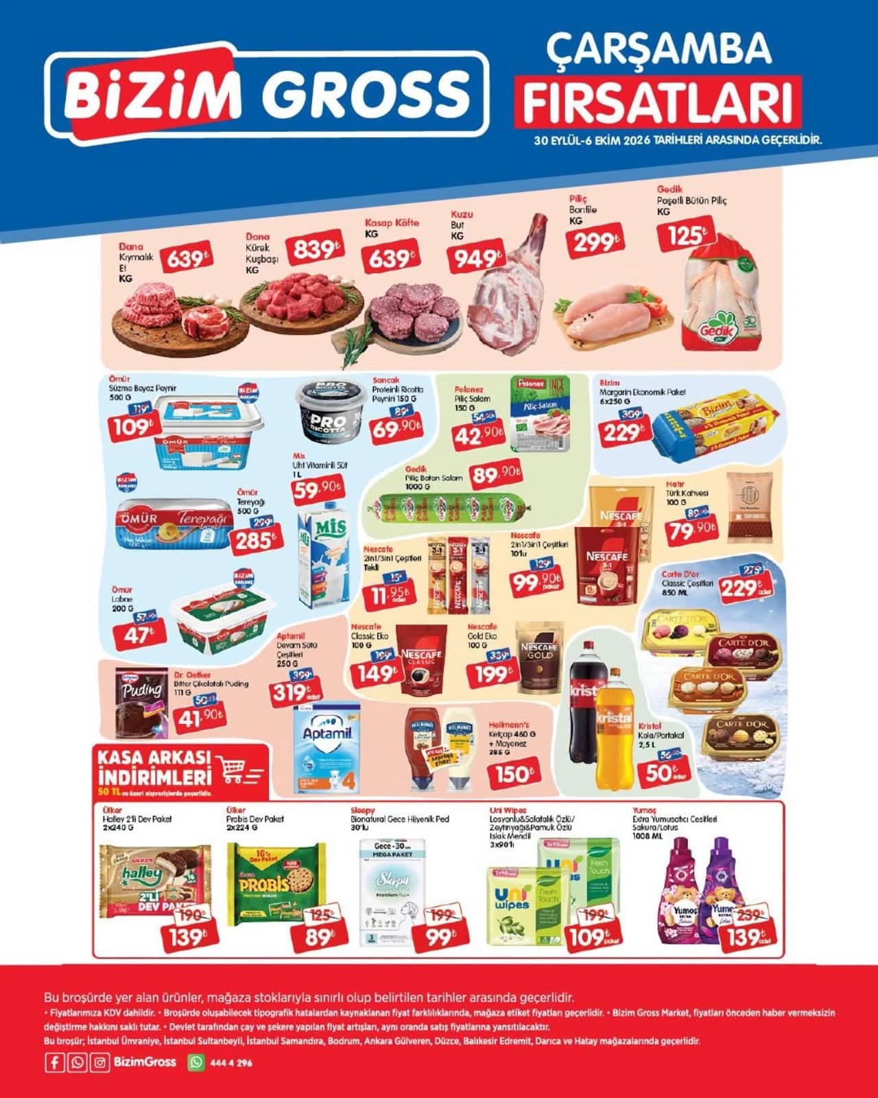 Bizim Gross - İndirim Broşürü 30 Eylül - 06 Ekim 2026 - Sayfa 1