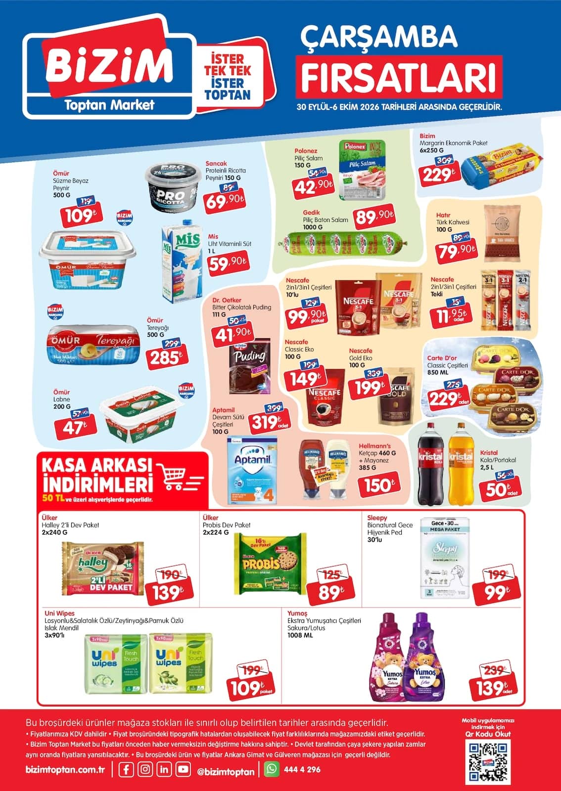 Bizim Toptan - İndirim Broşürü 30 Eylül - 06 Ekim 2026 - Sayfa 1