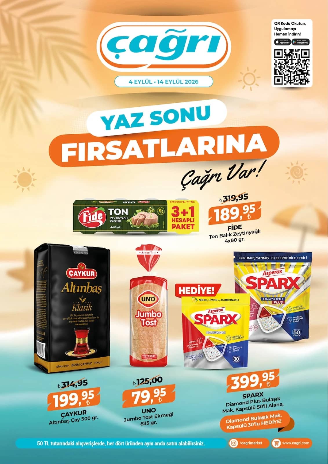 Çağrı Market - İndirim Broşürü 04 - 14 Eylül 2026 - Sayfa 1