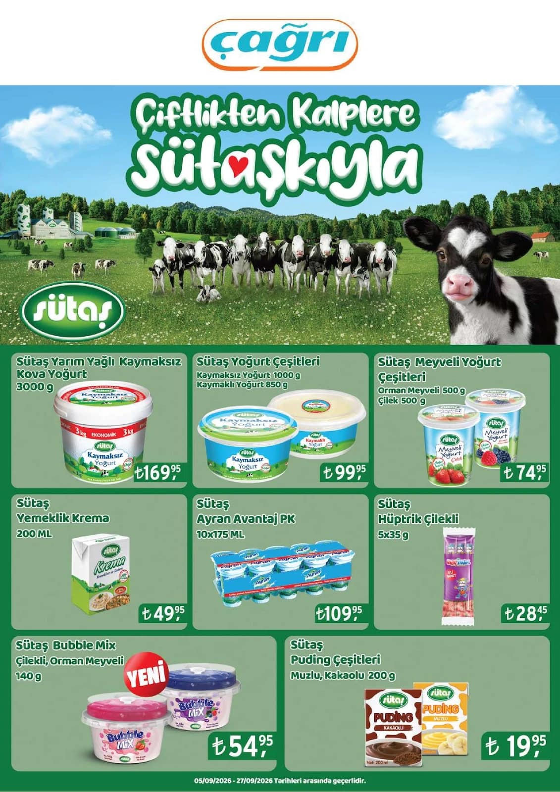 Çağrı Market - İndirim Broşürü 05 - 27 Eylül 2026 - Sayfa 1