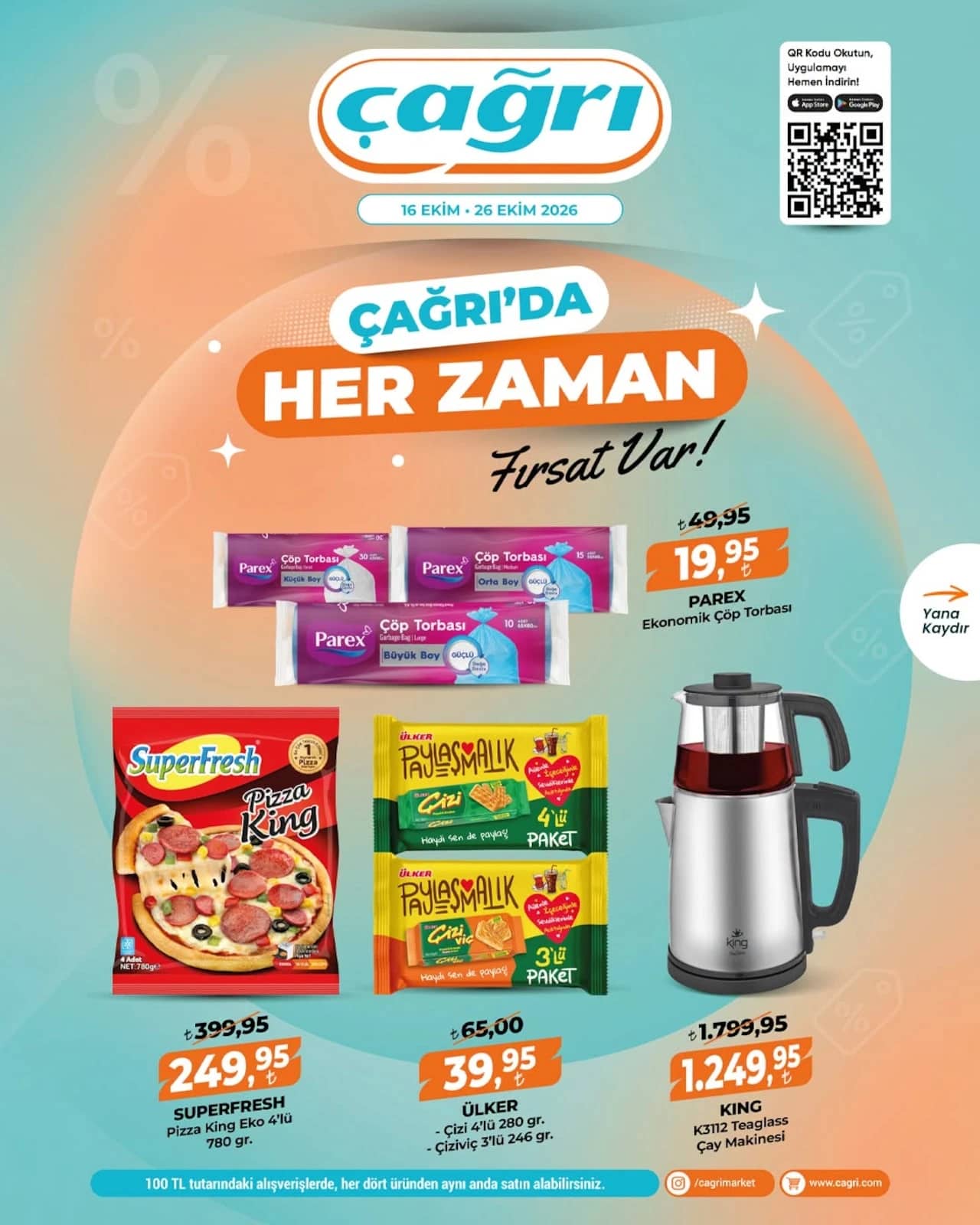Çağrı Market - İndirim Broşürü 16 - 26 Ekim 2026 - Sayfa 1