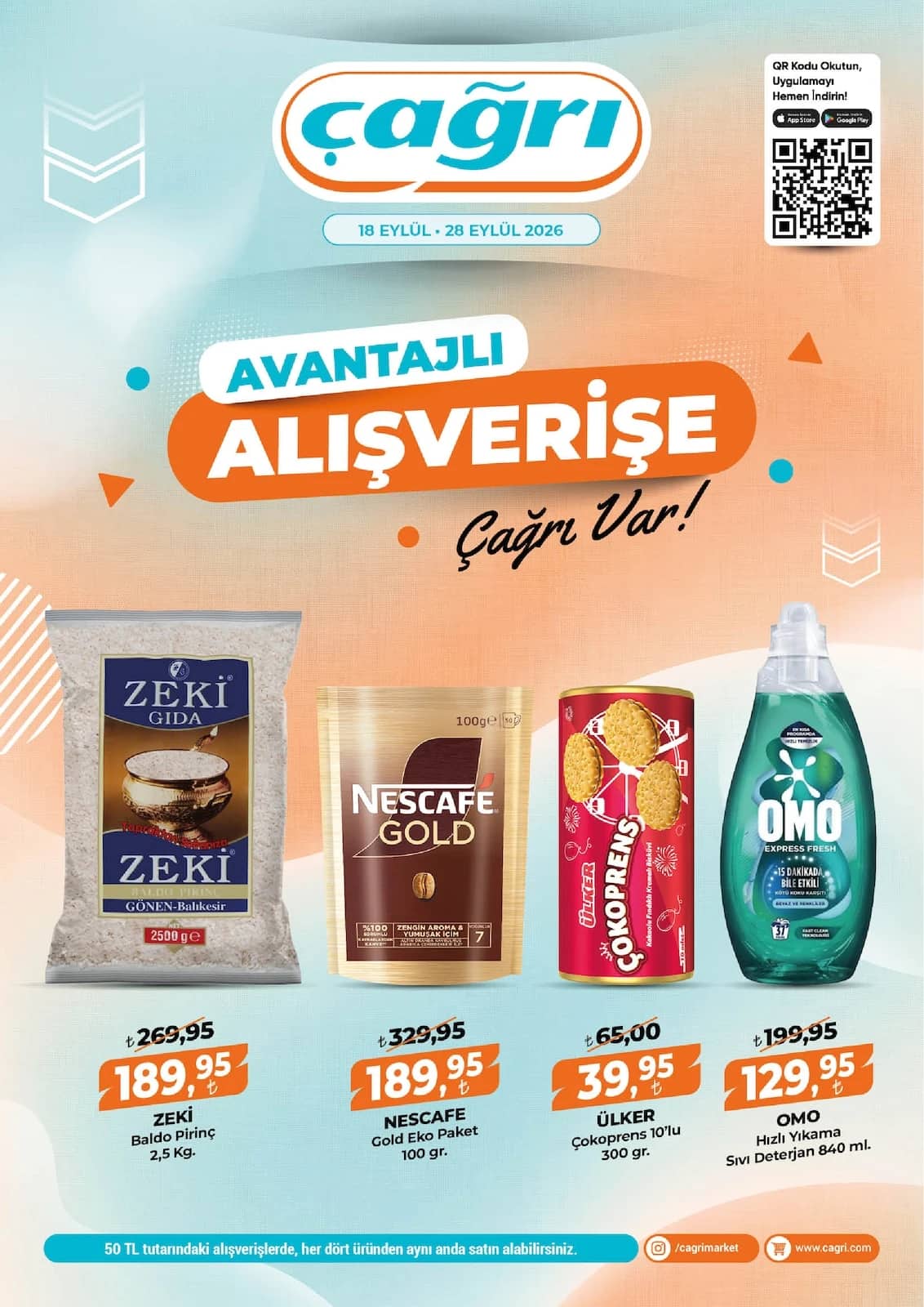 Çağrı Market - İndirim Broşürü 18 - 28 Eylül 2026 - Sayfa 1