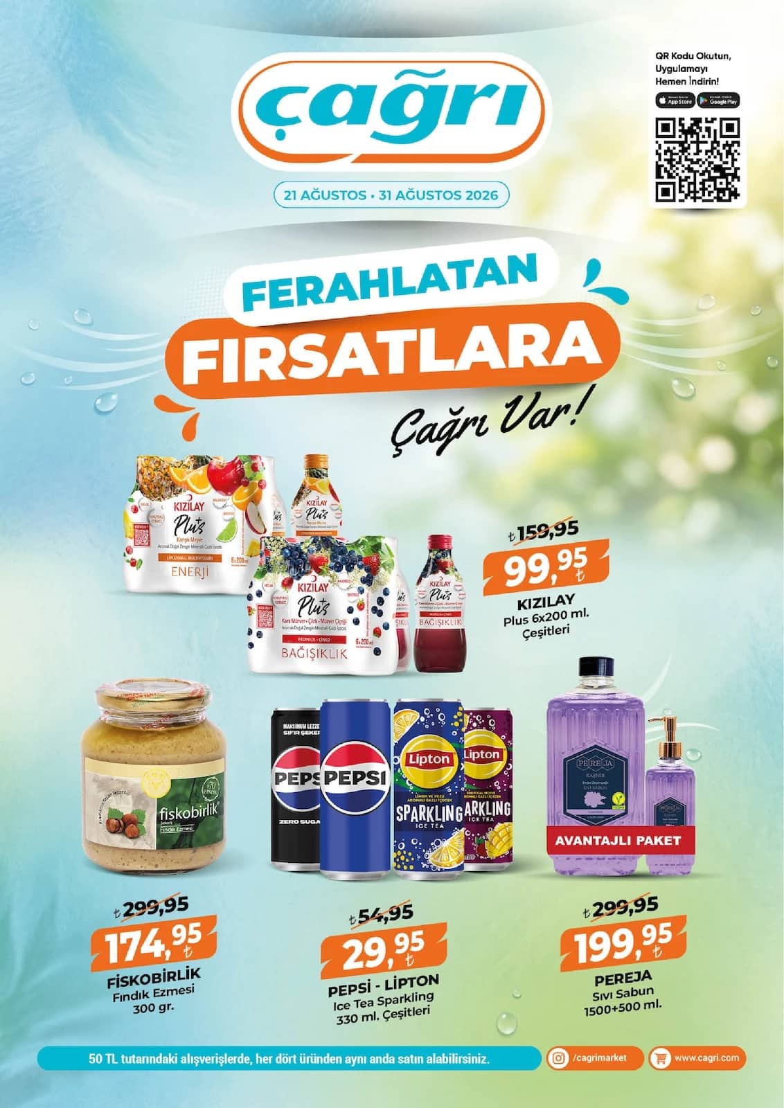 Çağrı Market - İndirim Broşürü 21 - 31 Ağustos 2026 - Sayfa 1