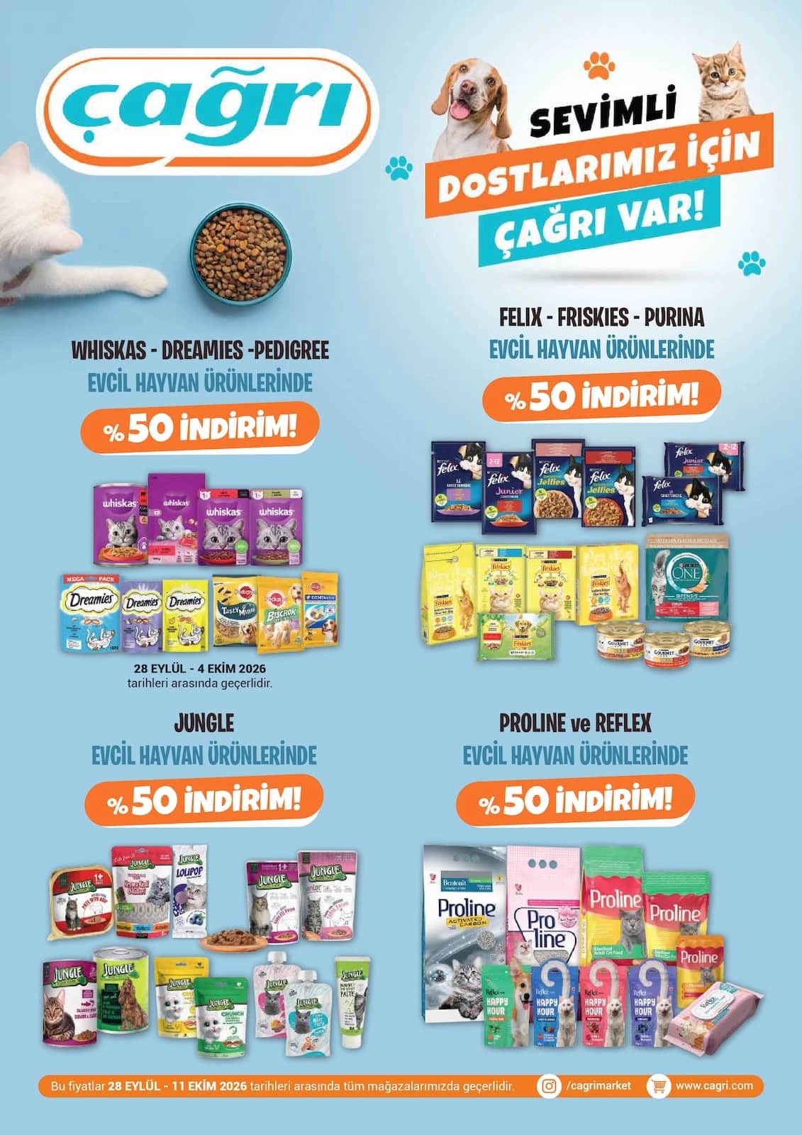 Çağrı Market - İndirimli Ürünler 28 Eylül - 11 Ekim 2026 - Sayfa 1