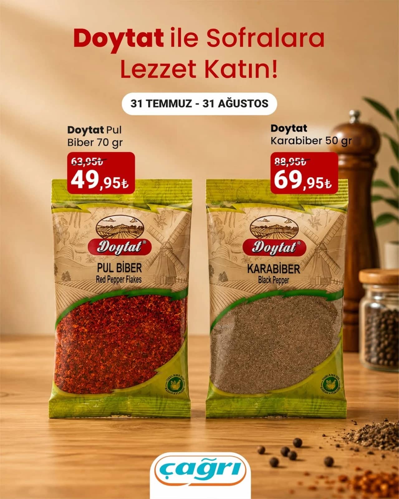 Çağrı Market - İndirim Broşürü 31 Temmuz - 31 Ağustos 2026