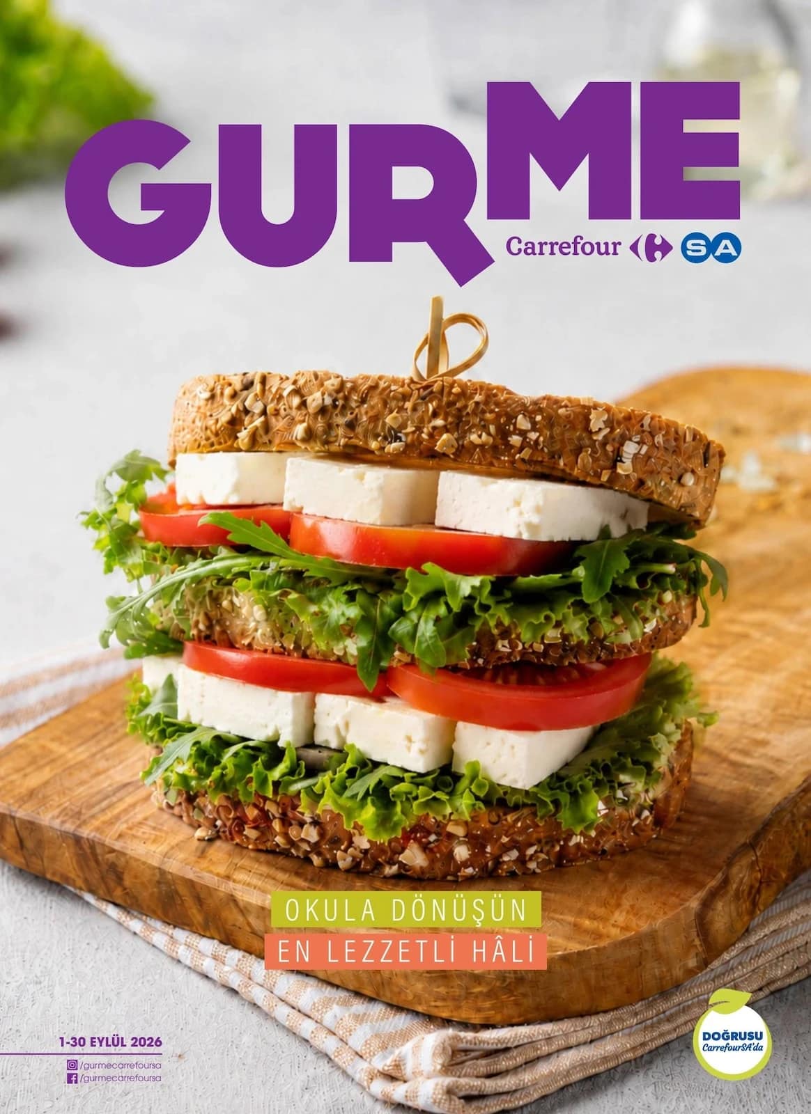 Carrefour - Gurme Broşürü 01 - 30 Eylül 2026 - Sayfa 1
