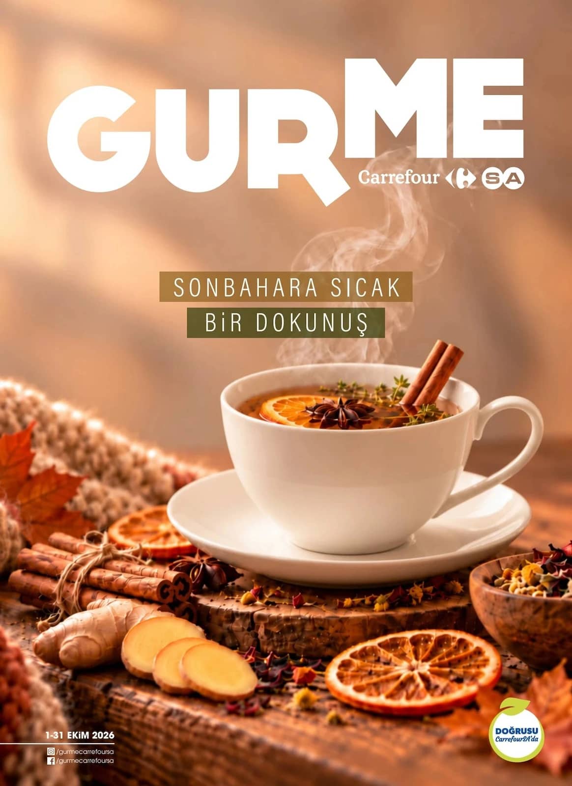 Carrefour - Gurme Broşürü 01 - 31 Ekim 2026 - Sayfa 1
