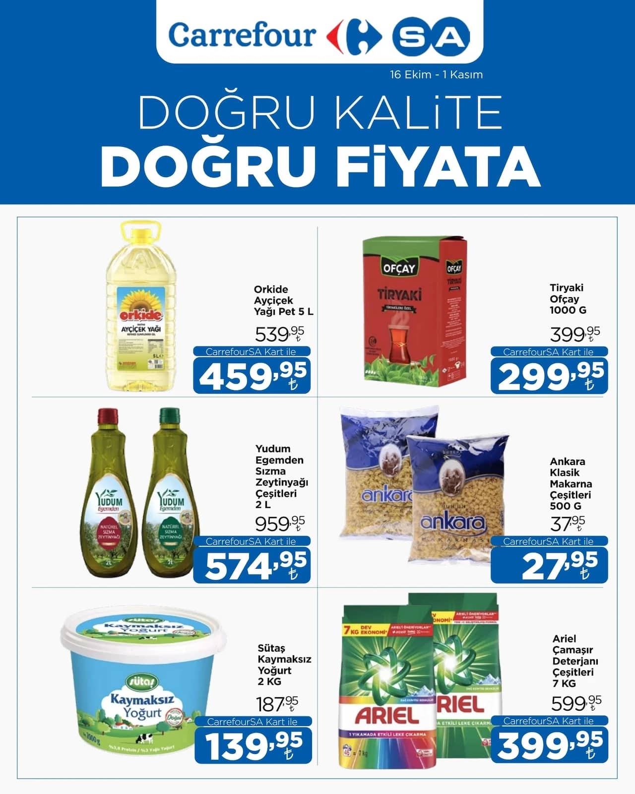 Carrefour - İndirim Broşürü 16 Ekim - 01 Kasım 2026 - Sayfa 1