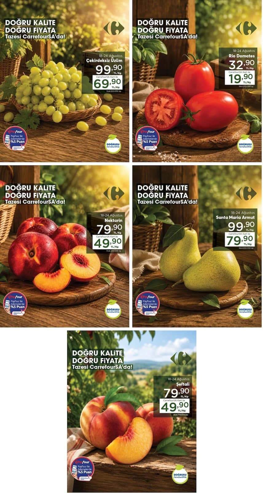 Carrefour - Manav İndirim Broşürü 18 - 24 Ağustos 2026