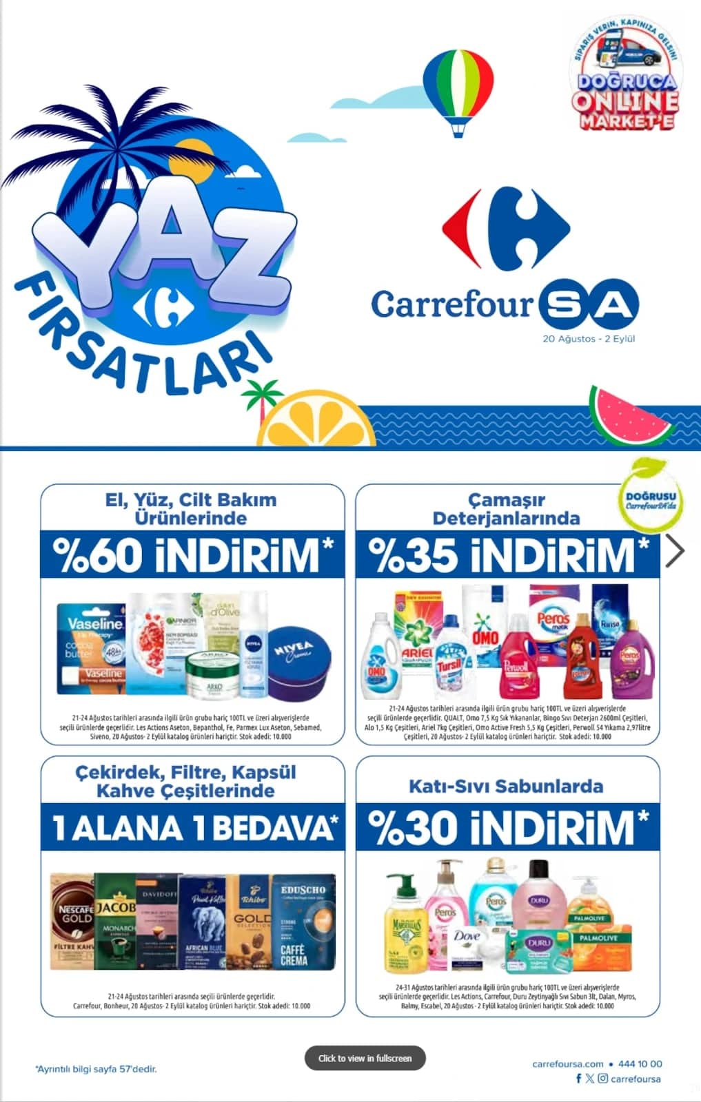 Carrefour - İndirim Broşürü 20 Ağustos - 02 Eylül 2026