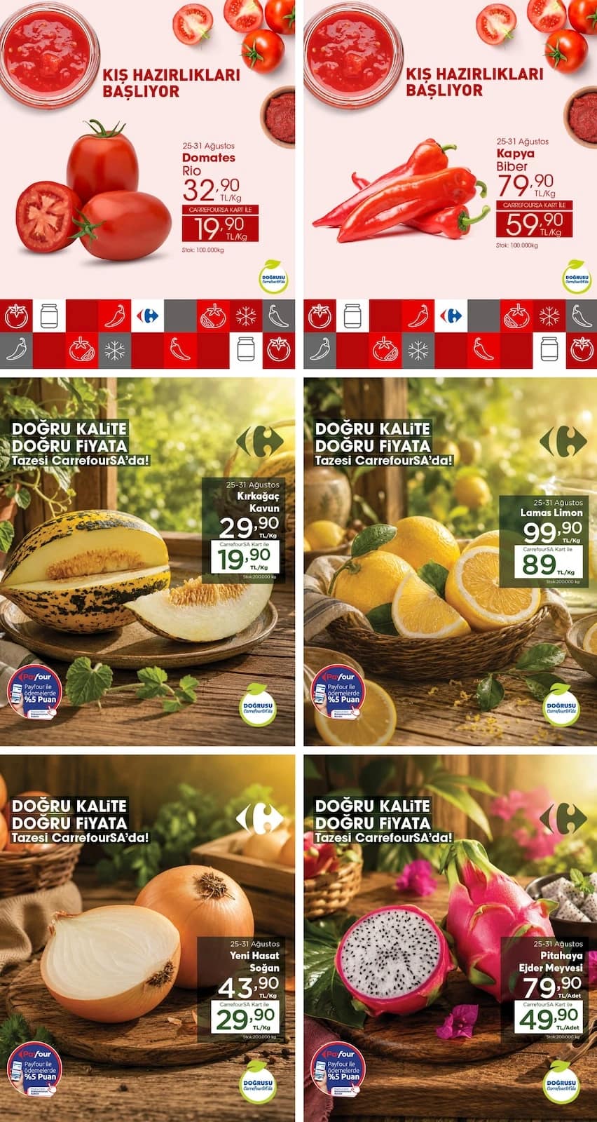 Carrefour - Manav İndirim Broşürü 25 - 31 Ağustos 2026