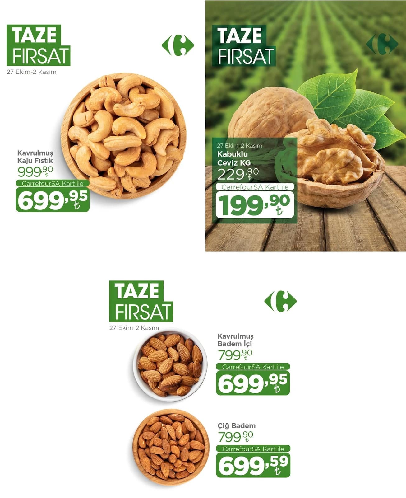 Carrefour - Facebook Paylaşımı 27 Ekim - 02 Kasım 2026 - Sayfa 1
