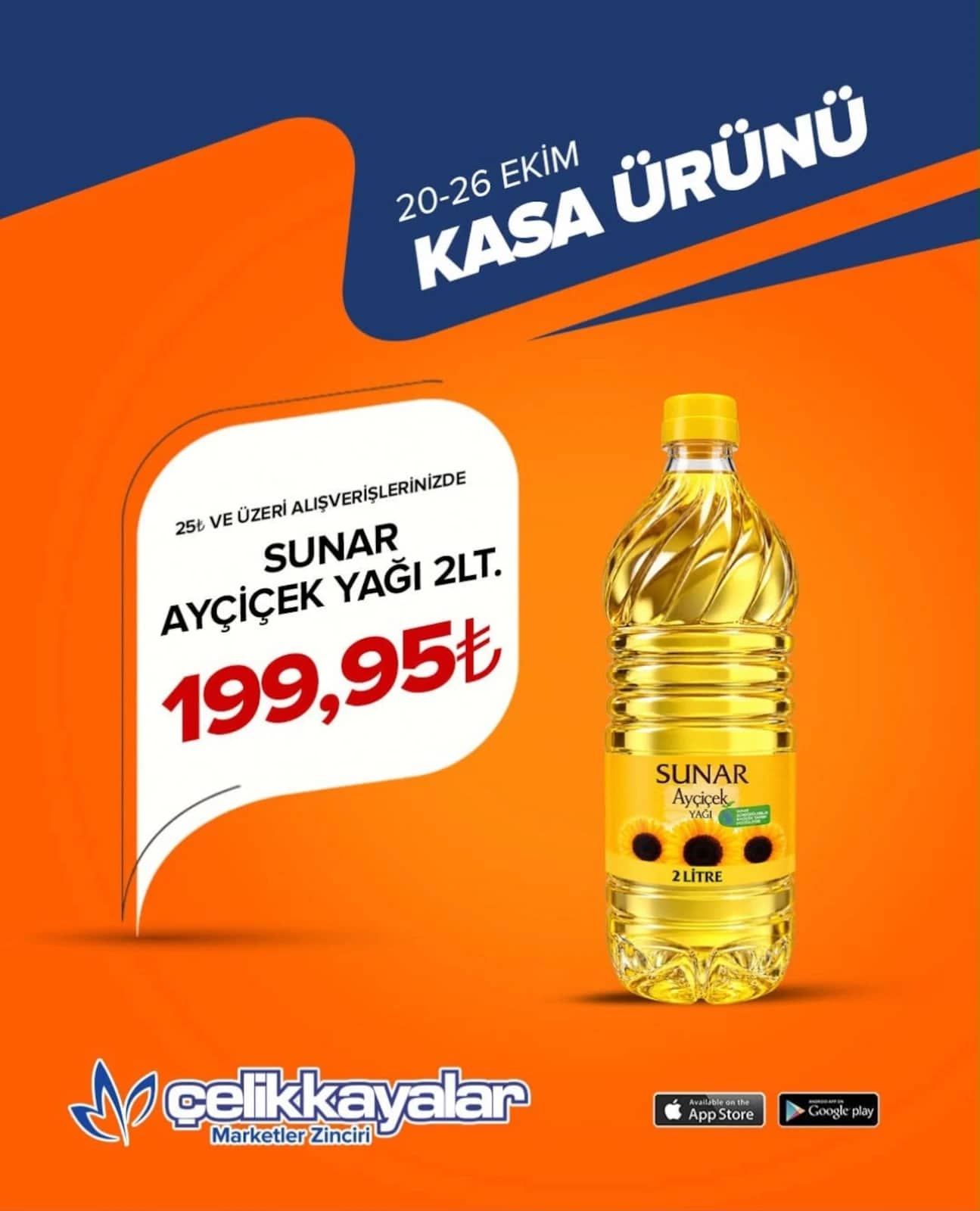 Çelikkayalar - İndirim Broşürü 20 - 26 Ekim 2026 - Sayfa 1