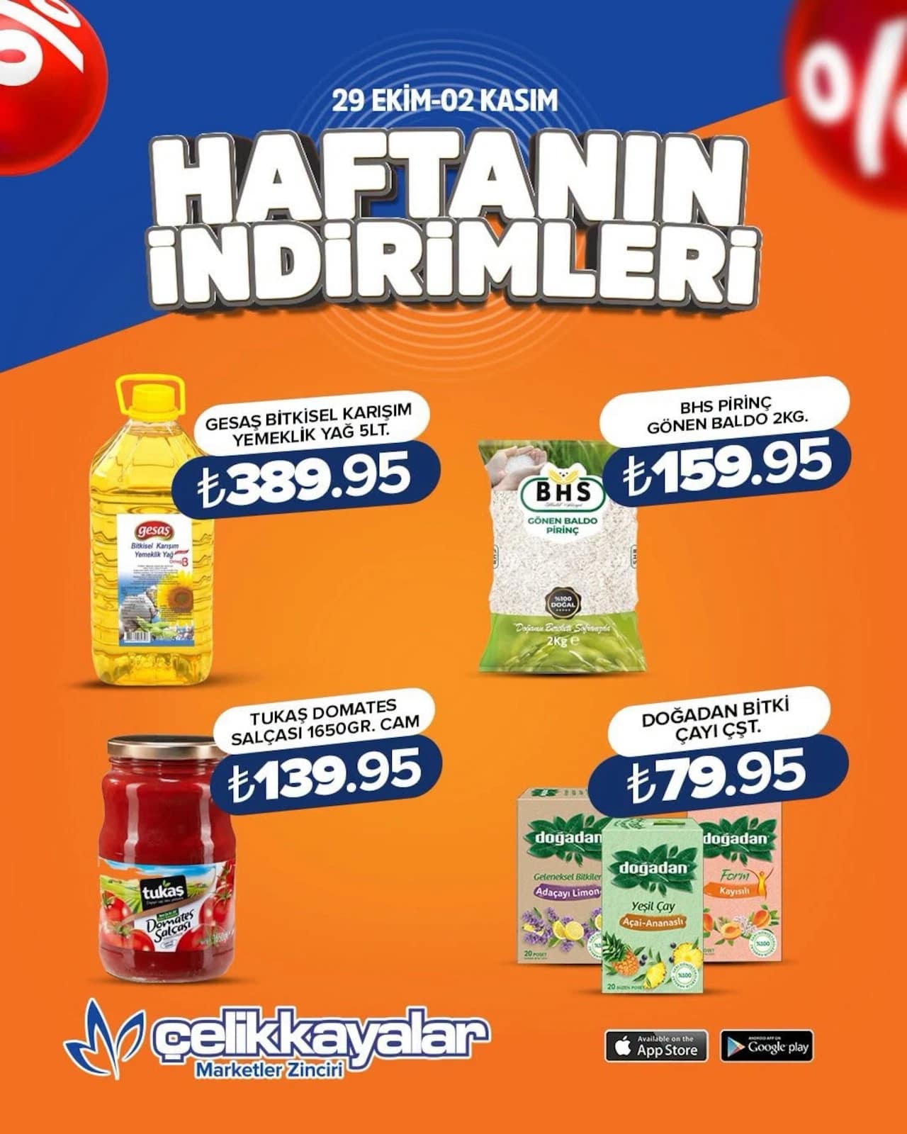 Çelikkayalar - İndirim Broşürü 29 Ekim - 02 Kasım 2026 - Sayfa 1