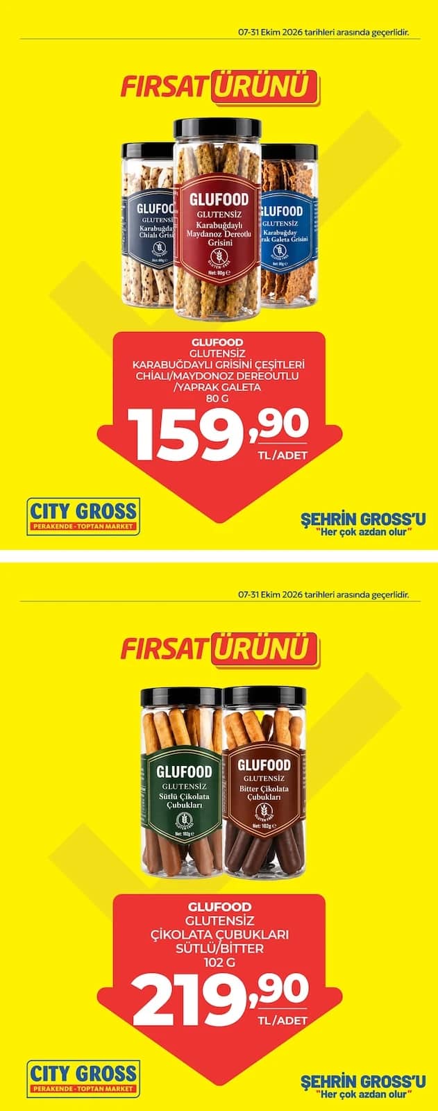 City Gross - İndirim Broşürü 07 - 31 Ekim 2026