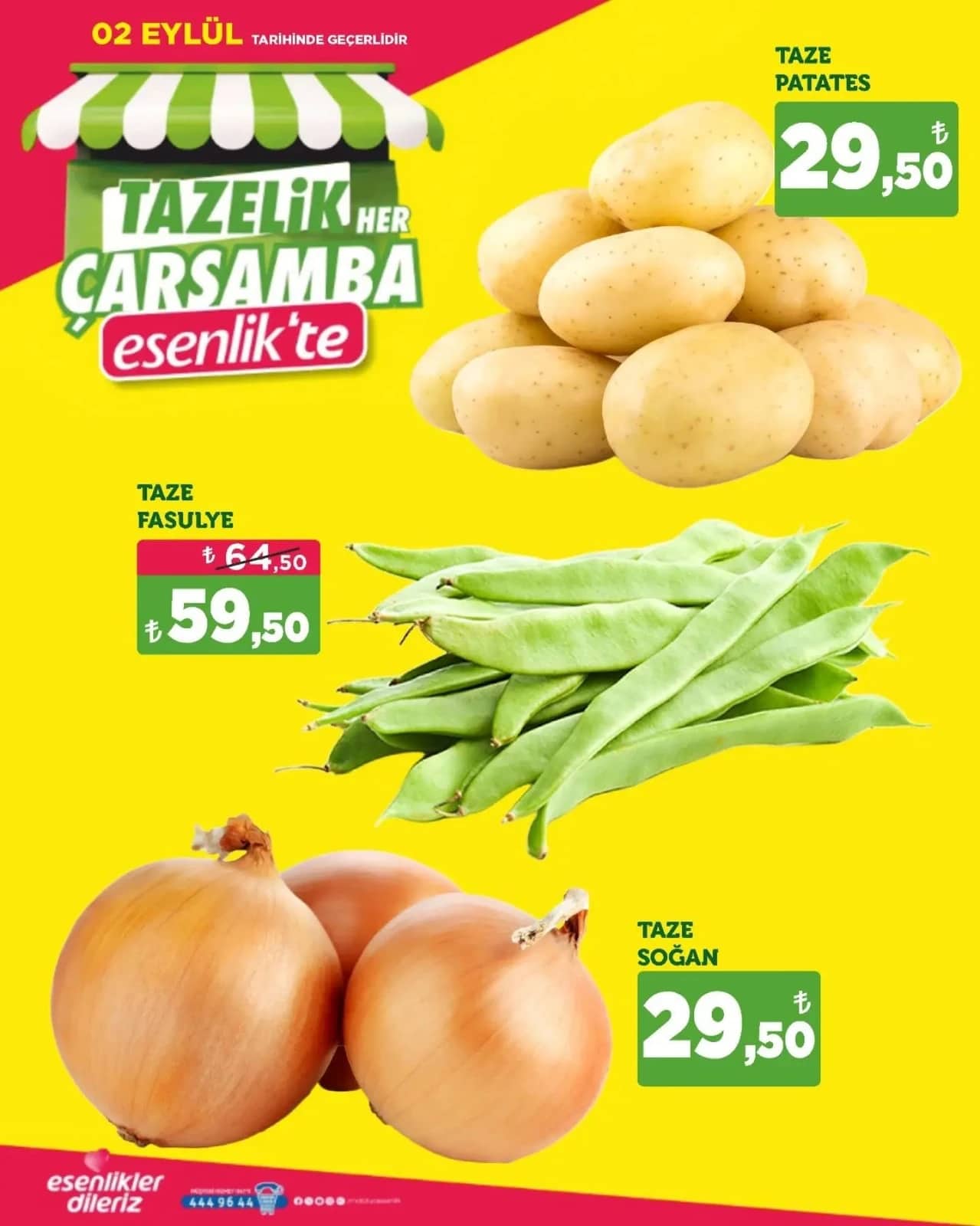 Esenlik Market - Manav İndirim Broşürü 02 - 02 Eylül 2026 - Sayfa 1