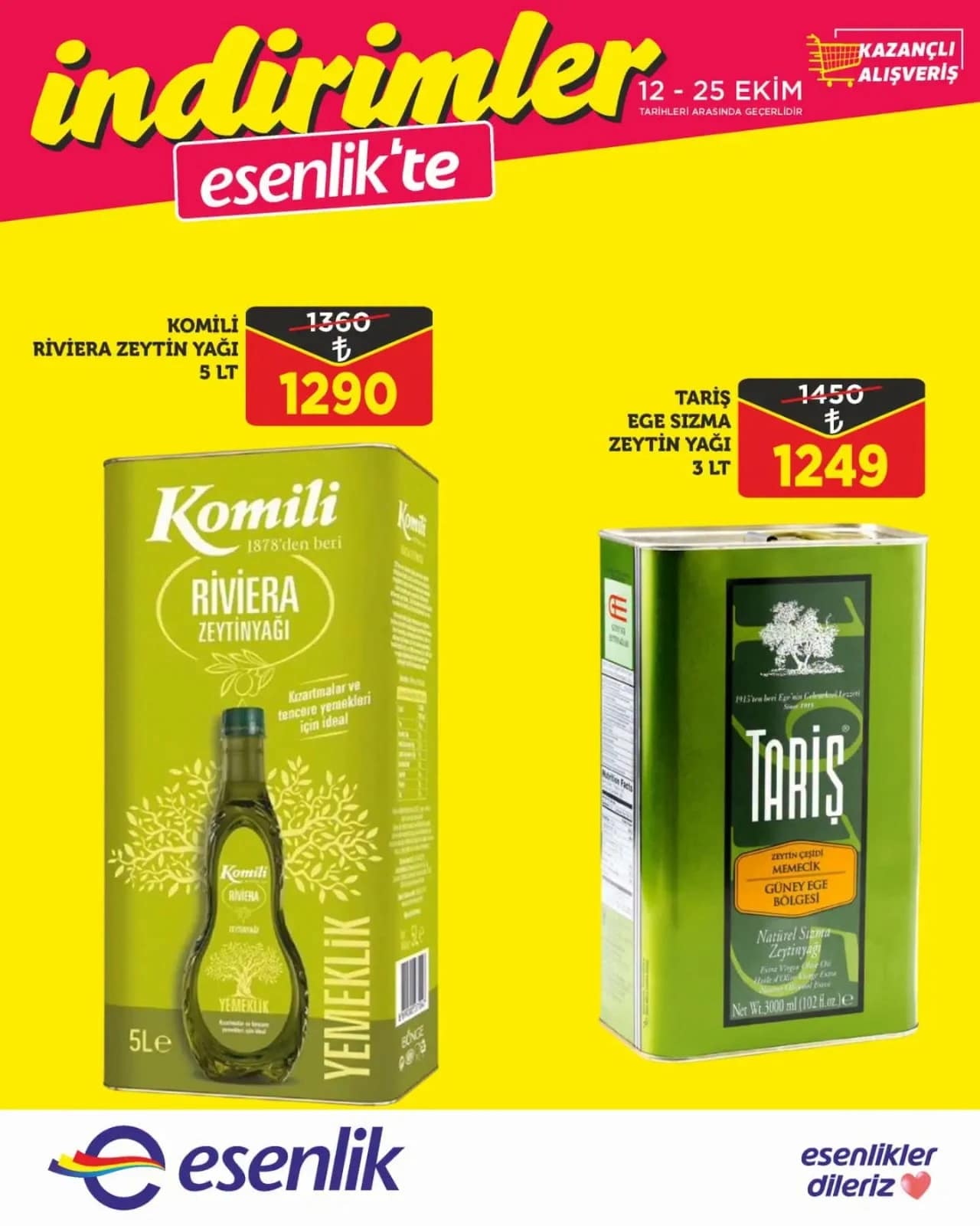Esenlik Market - İndirim Broşürü 12 - 25 Ekim 2026 - Sayfa 1