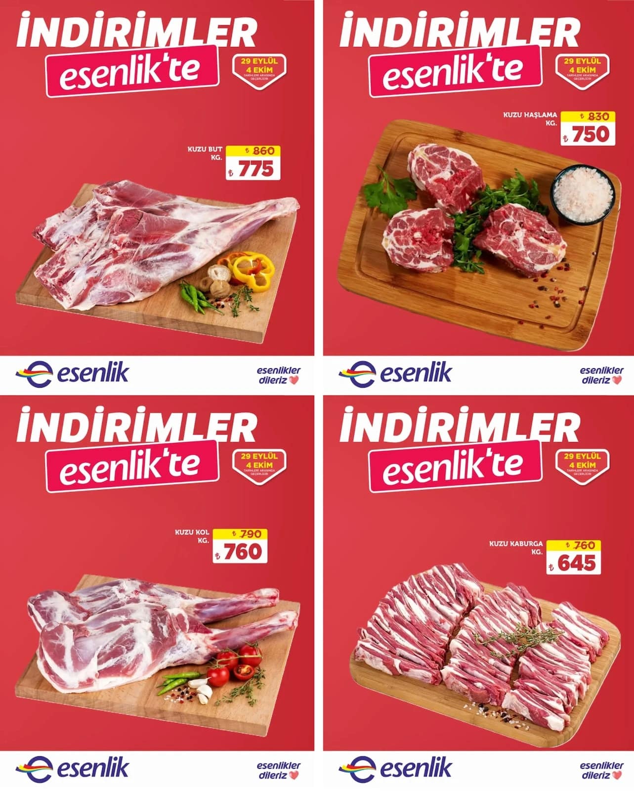 Esenlik Market - İndirim Broşürü 29 Eylül - 04 Ekim 2026 - Sayfa 1