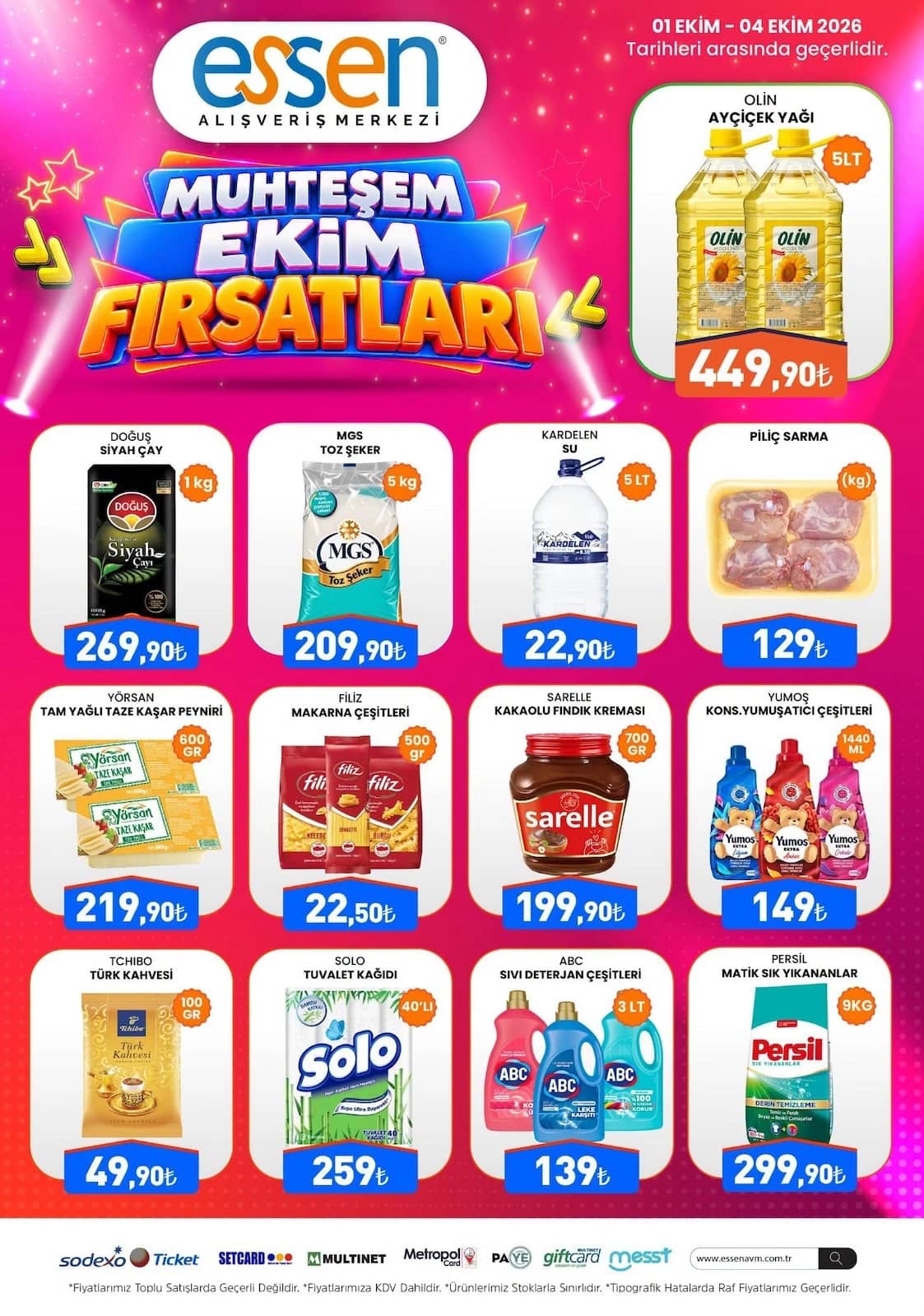 Essen - İndirim Broşürü 01 - 04 Ekim 2026 - Sayfa 1
