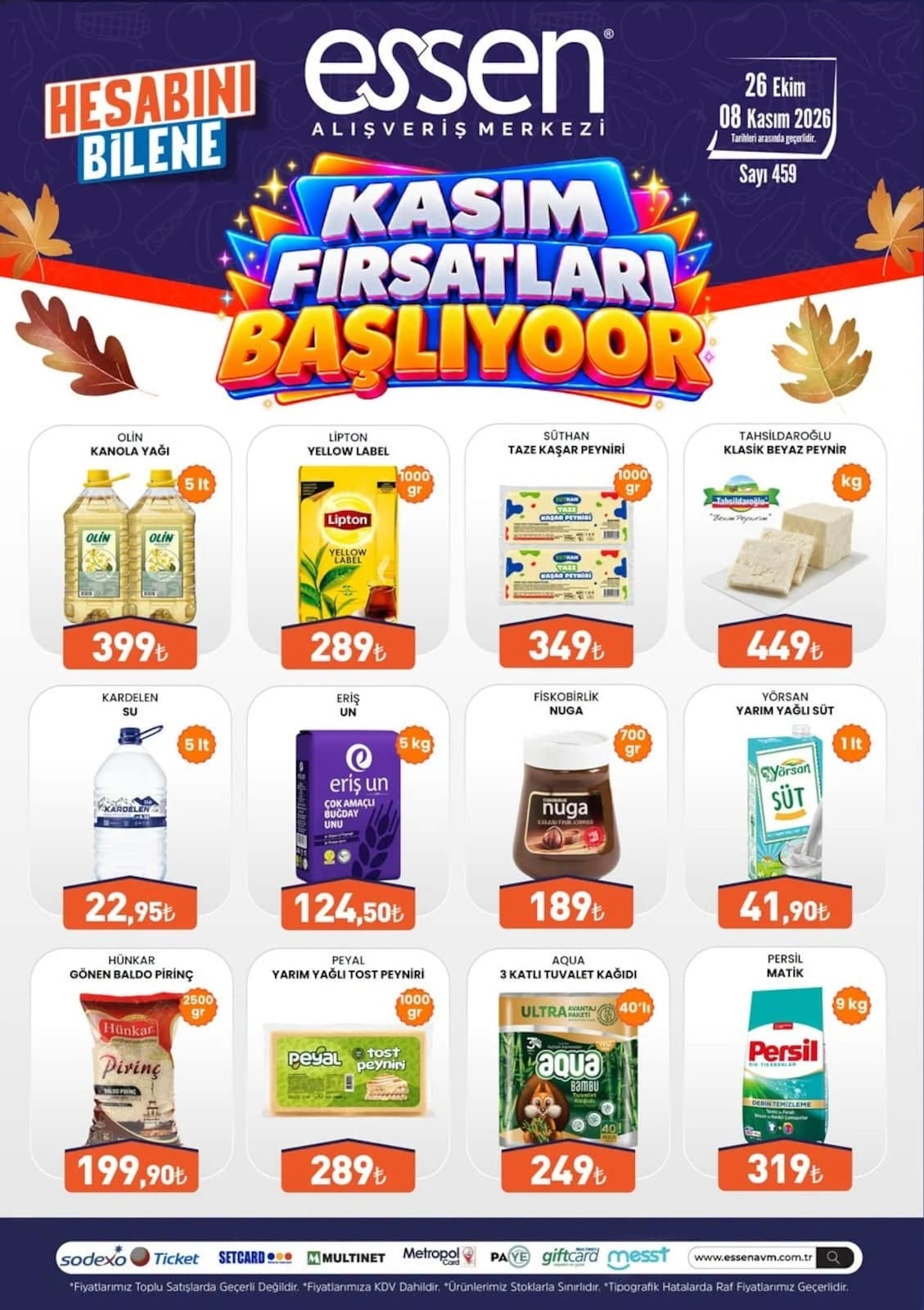 Essen - İndirim Broşürü 26 Ekim - 08 Kasım 2026 - Sayfa 1