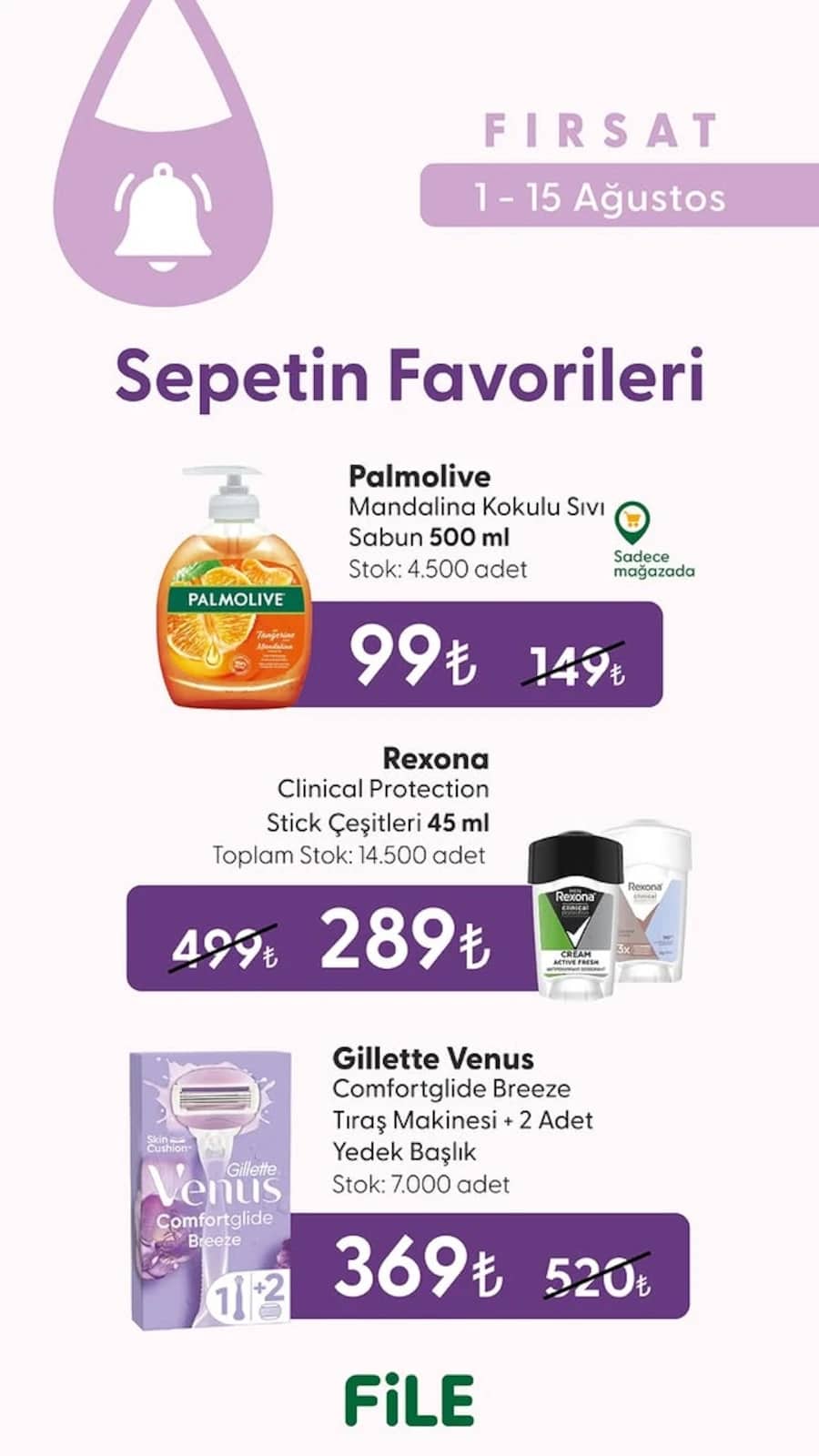 File Market - İndirim Broşürü 01 - 15 Ağustos 2026 - Sayfa 1
