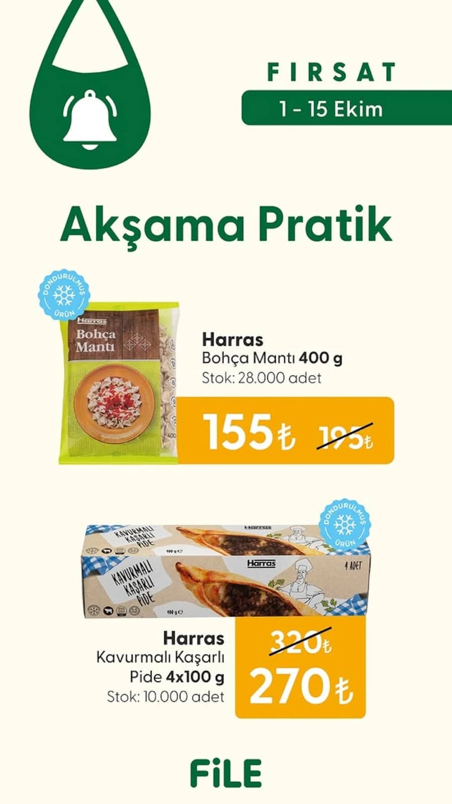 File Market - İndirim Broşürü 01 - 15 Ekim 2026