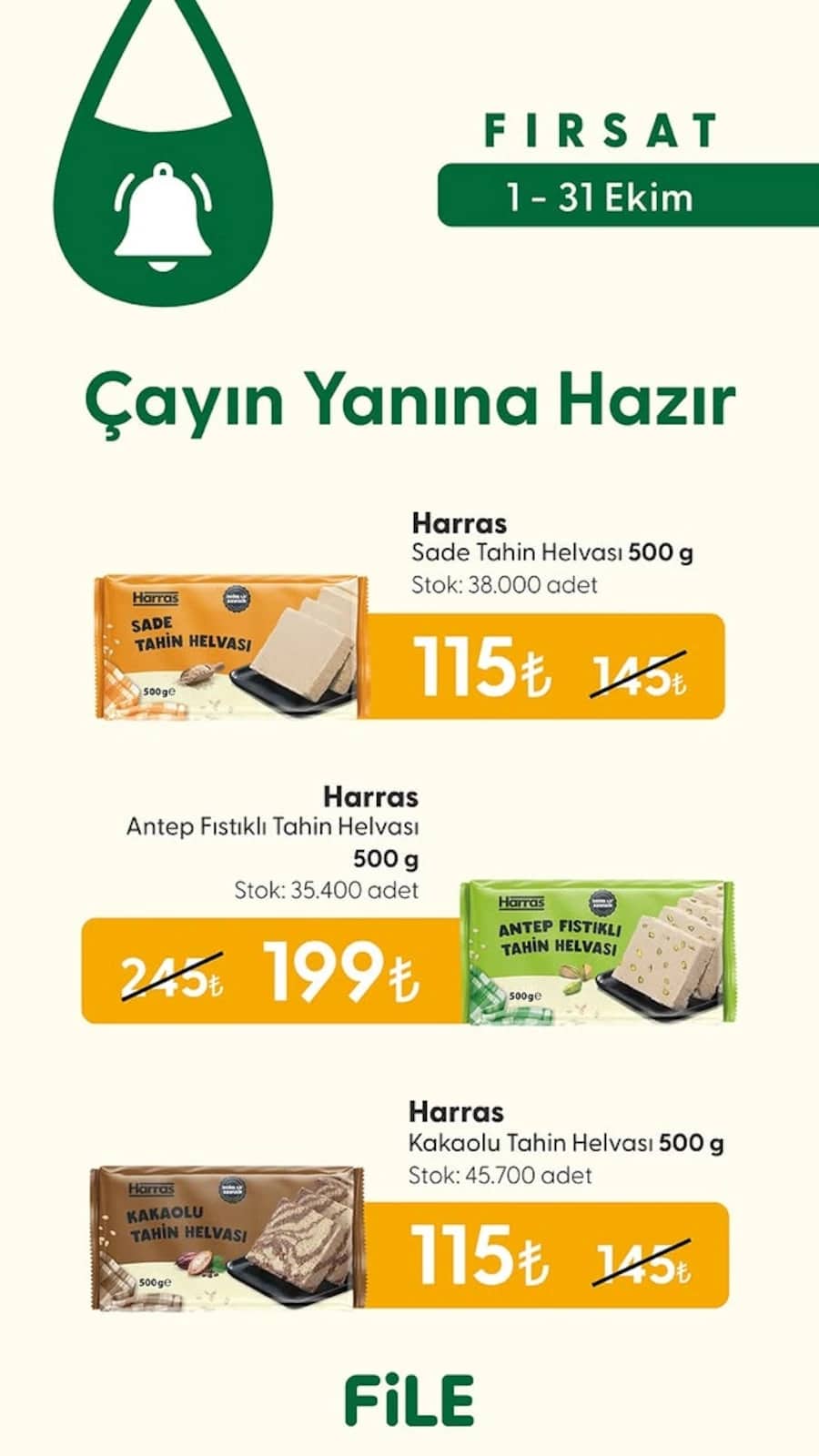 File Market - İndirimli Ürünler 01 - 31 Ekim 2026